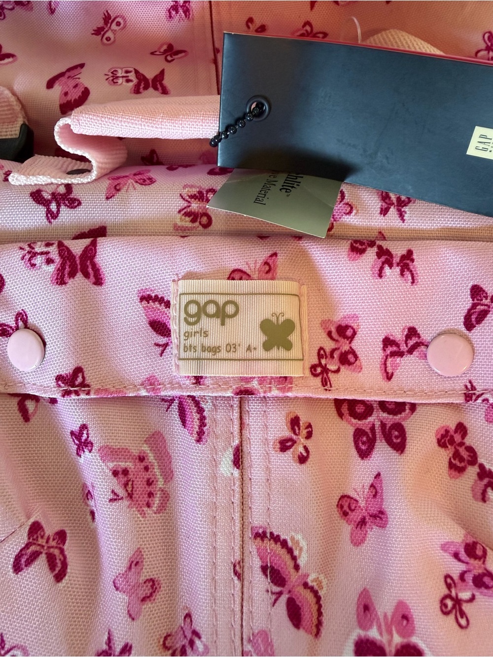 GAP Pink Butterfly Lunch Pack & Super Backpack Set - Picture 2 of 7